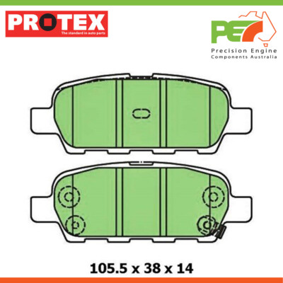 New PROTEX Ultra DISC PAD SET To Suit NISSAN MURANO 3.5 [Z51] 3.5L