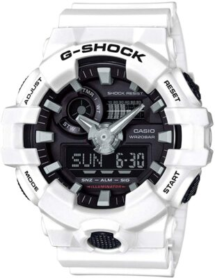 #ad #ad Casio G shock GA 700 7A Wrist Watch for Men White Strap Analog Digital GA700 7A $94.95