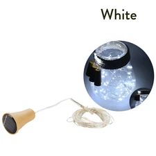 Solar Wine Bottle Led String Fairy Light Wedding Powered 2m 20leds Copper Lights