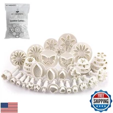 M MOACC Cake Tools 36 Piece Fondant Cake Cookie Plunger Sugarcraft Flower Lea