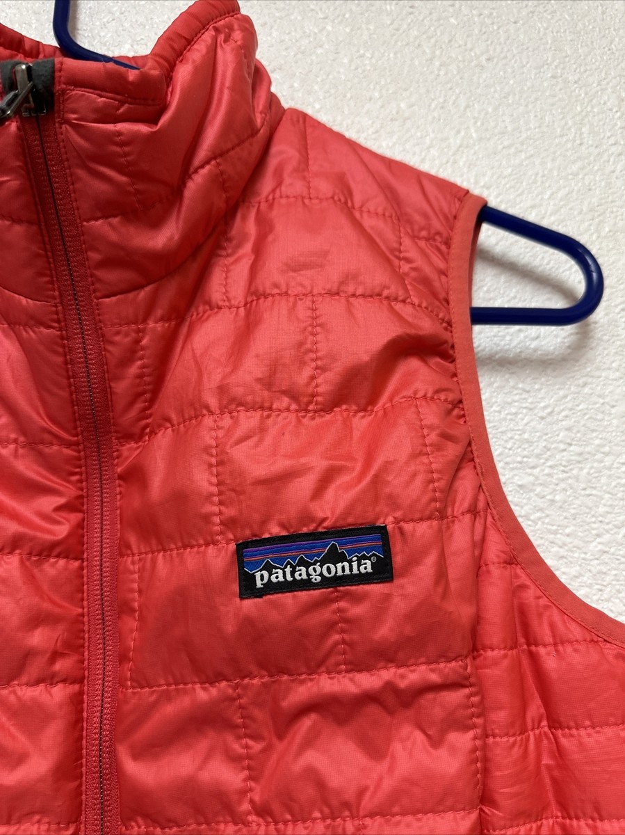 Patagonia Women's Nano Puff Bright Orange Full Zip Quilted