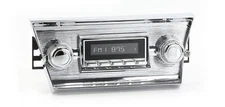 RetroRadio for 1966-67 Chevrolet Malibu BT, AUX, AM/FM LAC-M1-01113-03P-73PC2
