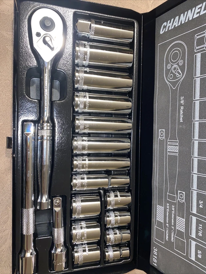 Juego de 18 piezas de trinquete profesional Channellock ¡Nuevo sin caja! Foto 2 de 4