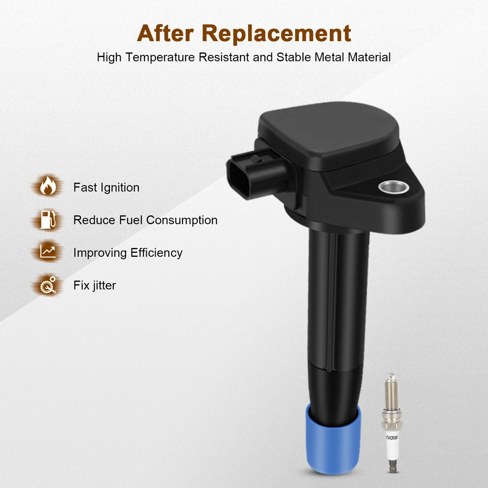 6 Ignition Coils & 6 Spark Plugs Kit For Acura MDX 3.7L 2010 2011 2012 2013 - Image 4 of 4