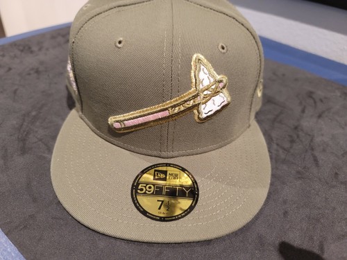 Olive Green Atlanta Braves Pink bottom 
