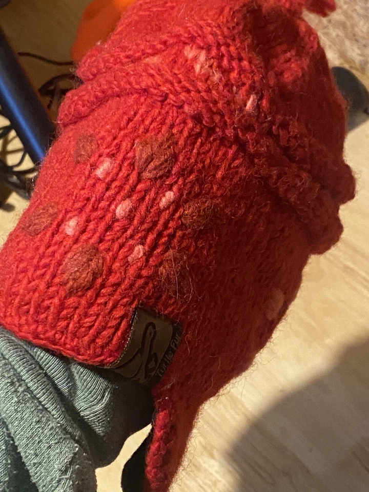 Gorro de piel de tortuga para niños 100 lana Foto 4 de 4