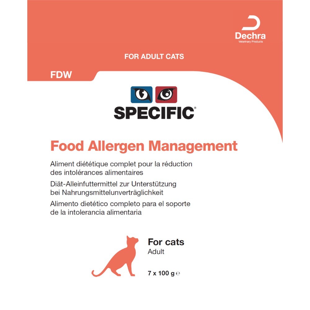 Dechra SPECIFIC FDW Cat Food Allergen Management Hypoallergenic Wet