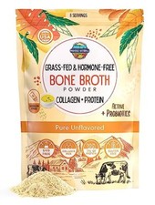 Paradise Naturals 100 Grass-Fed Beef Bone Broth Protein Powder -Active Probi...