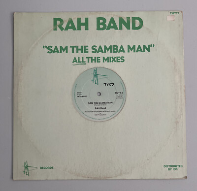 RAH BAND Sam The Samba Man 12'' 45rpm UK Picture Sleeve 1983 VG+/VG+