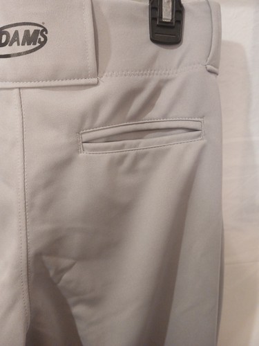 Adams Youth XL Light Grey Baseball Pants Sports Wear 100% Polyester - Picture 13 of 14