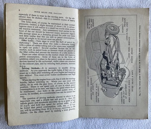 Vintage “More Miles Per Gallon” Reduce Petrol Consumption F.J. Camm, Newnes 1957 - Foto 8 di 24