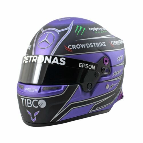 Figurine Casque Bell 1:5 - Spark - Mercedes Lewis Hamilton - GP Mexique 2017 (Collection)