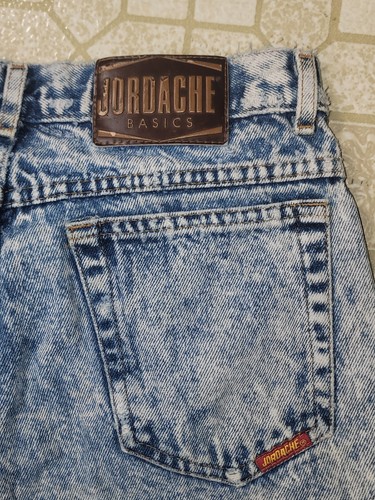 Vintage Jordache Damen Acid Wash Shorts Größe 9 roher Saum abgenutzt - Bild 7 von 11