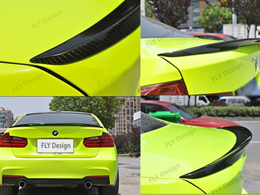 Fits for BMW 3er F30 P-Still Type Rear Spoiler Carbon Spoiler Lip Rims