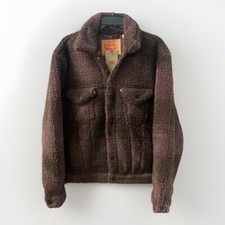 Levi's Cozy Vintage Relaxed Sherpa Trucker Jacket size L 108
