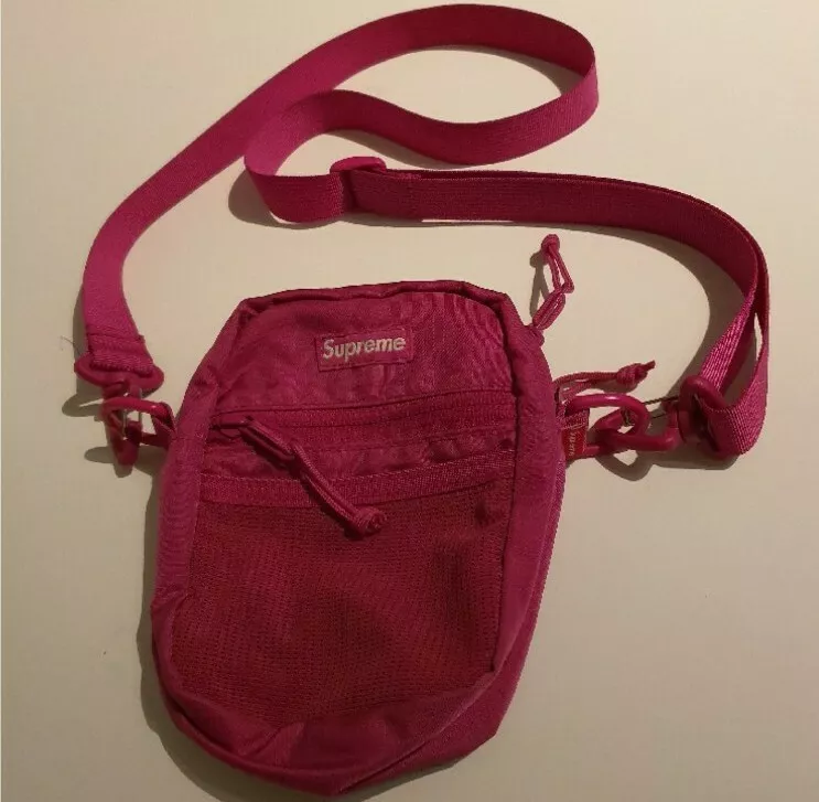 SS17 Supreme small shoulder bag magenta Cordura fabric | eBay