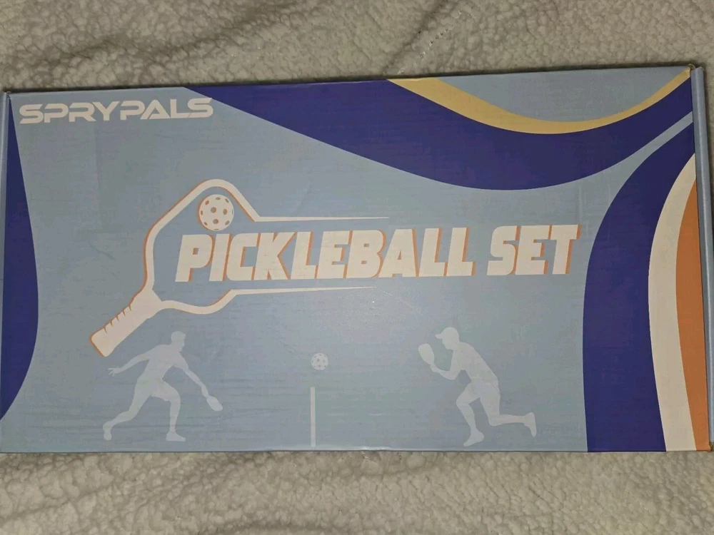 Pickleball 4 Paddles Set, USAPA Approved Fiberglass Surface Pickleball Set