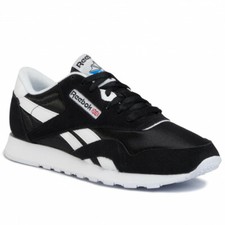 Reebok Classic Nylon Black/White Running Shoe FV1592 MENS SNEAKER