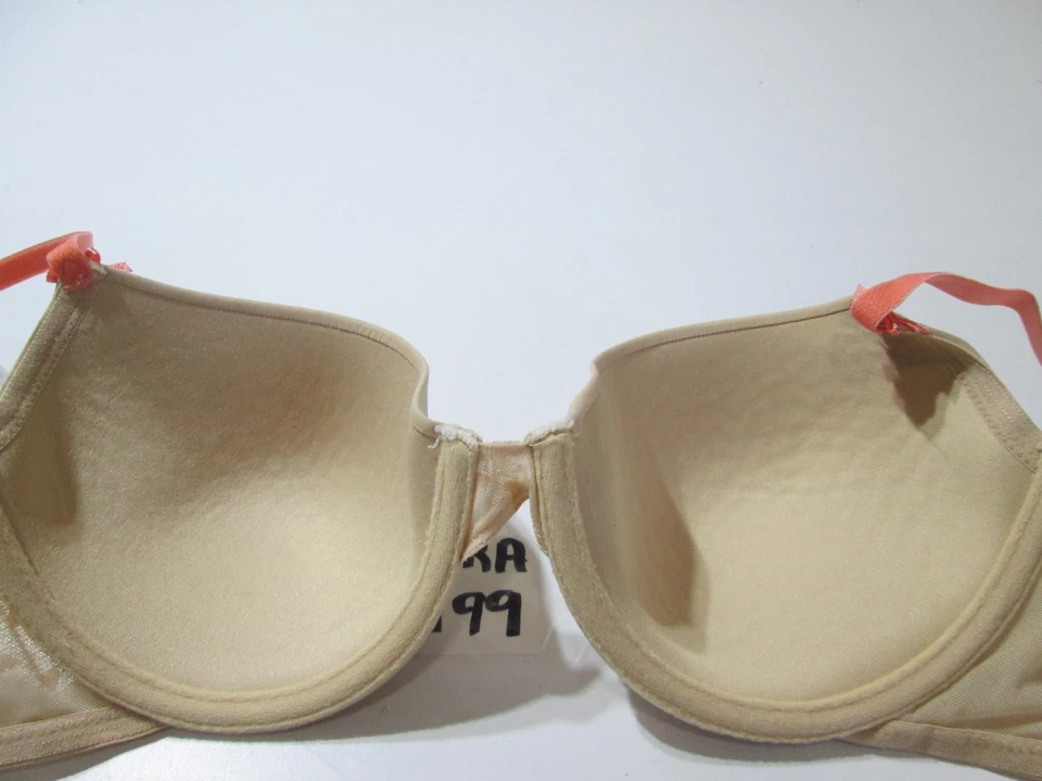 Sutiã BCBGeneration tamanho 34C bege forrado com fio camiseta alças ajustáveis - Imagem 2 de 4