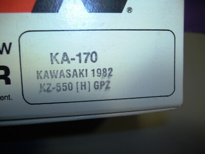 Kawasaki KZ550 K&N air filter KA-170 1982 GPZ GPZ550 550H | eBay