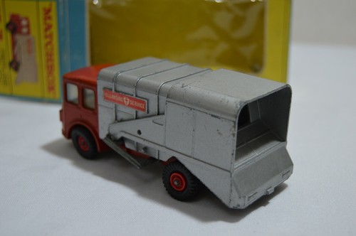 RARE LESNEY MATCHBOX KING SIZE K-7 REFUSE GARBAGE TRUCK W/BOX - Picture 8 of 9