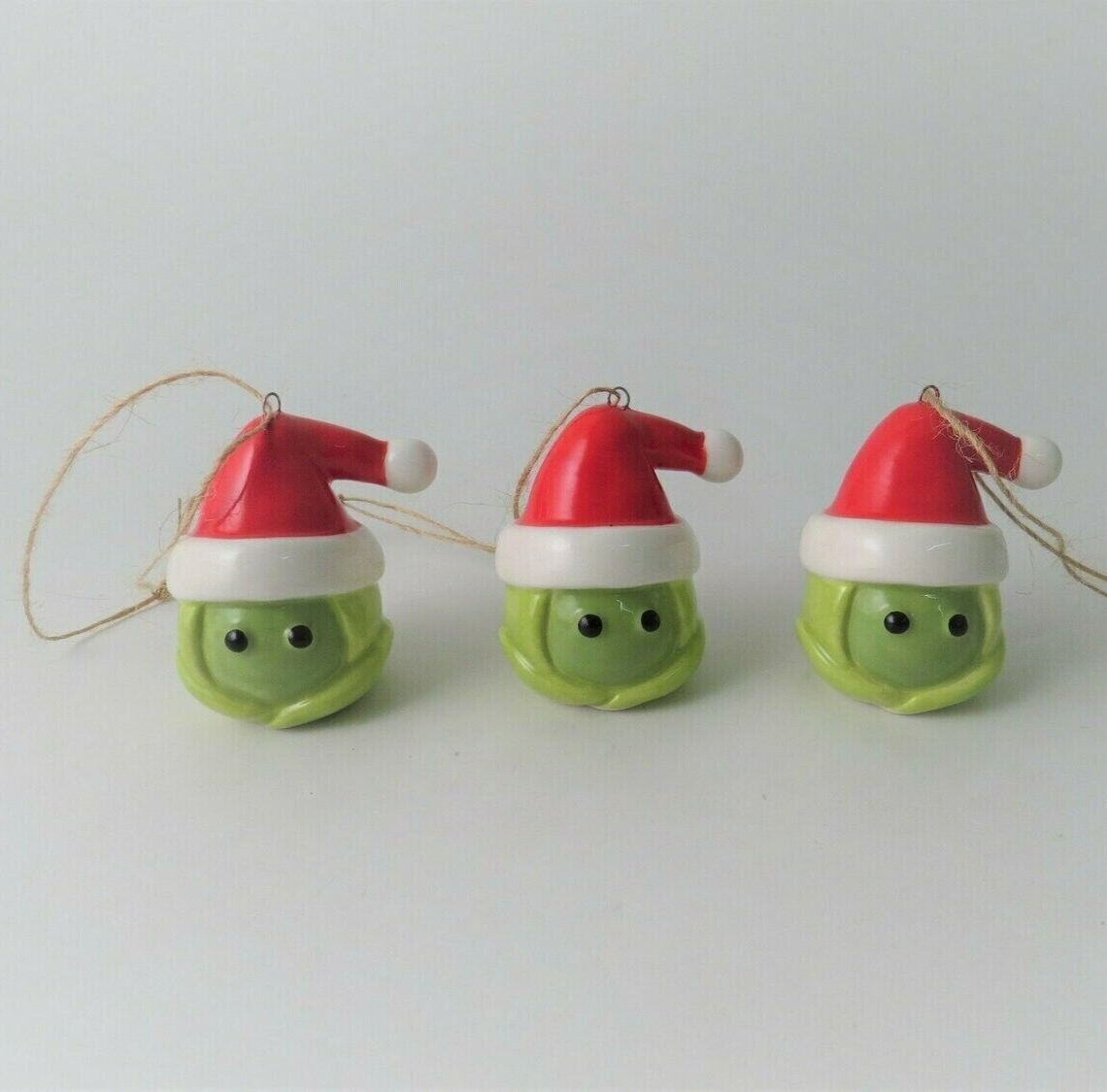 Brussel Sprout Christmas Tree Hanging Decoration - SINGLE