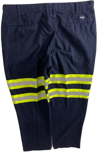 NEW Cintas 59945-20 Comfort Flex Size Mens 36X34 Navy Blue Hi-Vis Work pant J183 - Picture 13 of 24