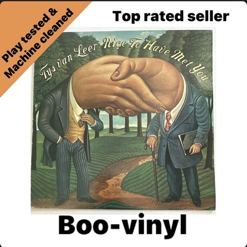 Tys van Leer – Nice To Have Met You - 1978 Promo Vinyl LP Record A1/B1 Ex / Vg+