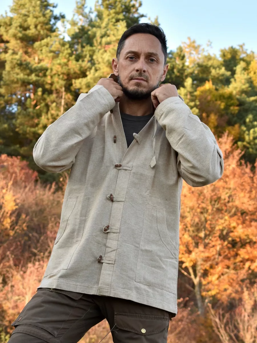 Hemp Jacket 100% Hemp Hoodie Hemp Mens Clothing Hemp Pullover Hemp