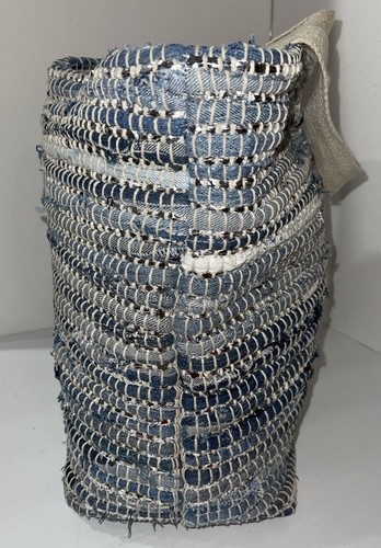Bolso de Mano Denim Rag Azul Plata Doble Correas - Imagen 2 de 7