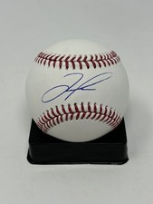 Jose Trevino Signed New York Yankees Autographed ROML Baseball JSA COA