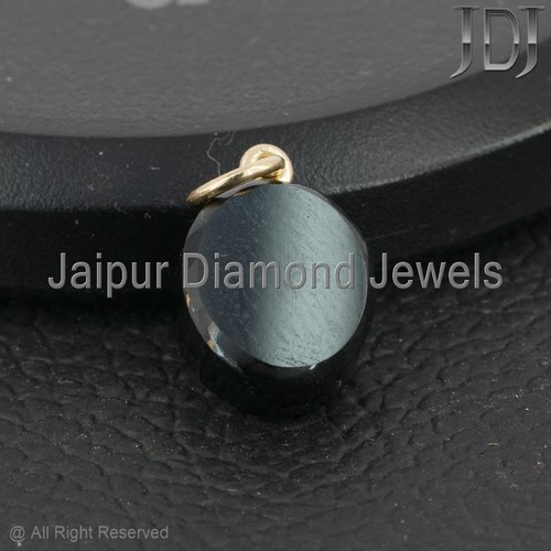 Diamante Natural Sólido 18k Oro Amarillo Onix Piedra Todo Inicial Colgante Charm - Imagen 6 de 13