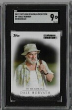 2017 Topps The Walking Dead Evolution Dale Horvath In Memoriam PSA 9