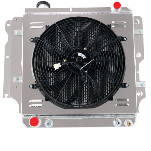 3 Row Radiator Shroud Fan Relay Fit 1987-2006 Jeep Wrangler YJ TJ 2.4L-4.2L AT - Picture 11 of 11