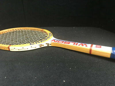 Raquette De Tennis Bois Wilson Young Champ – 26 Pouces – Vintage Années 70/80 – Bois Massif