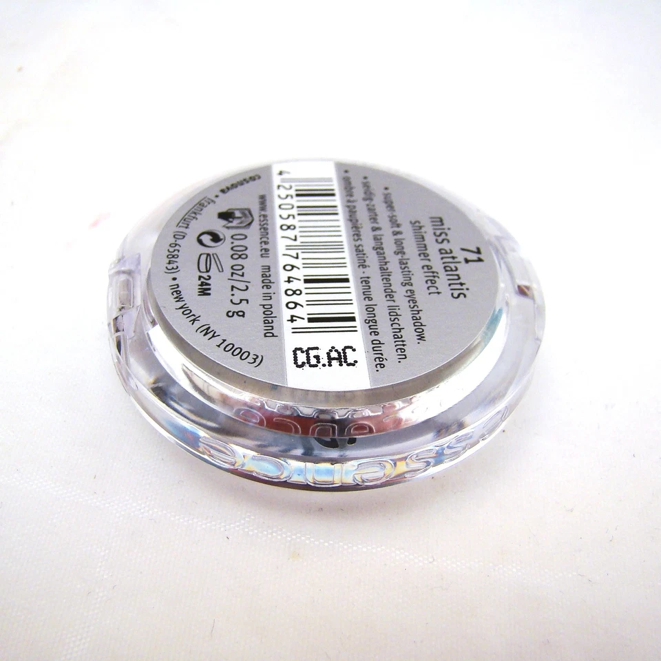 2 x ESSENCE Eyeshadow #71 "MISS ATLANTIS" Shimmer Effect 0.08 oz 2.5 g NEW - Image 4 of 4