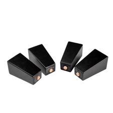 5 Inch Tapered Solid Wood Furniture Leg Replacement Feet- Set of 4