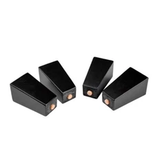 5 Inch Tapered Solid Wood Furniture Leg Replacement Feet- Set of 4