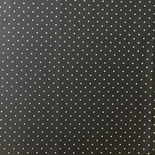 BY THE YARD 3/16" Polka Dots on Black Cotton Fabric - Quilt Craft Sew