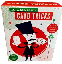 19 AMAZING CARD TRICKS Impressive Tricks For All Ages w/Instruction Booklet NIB