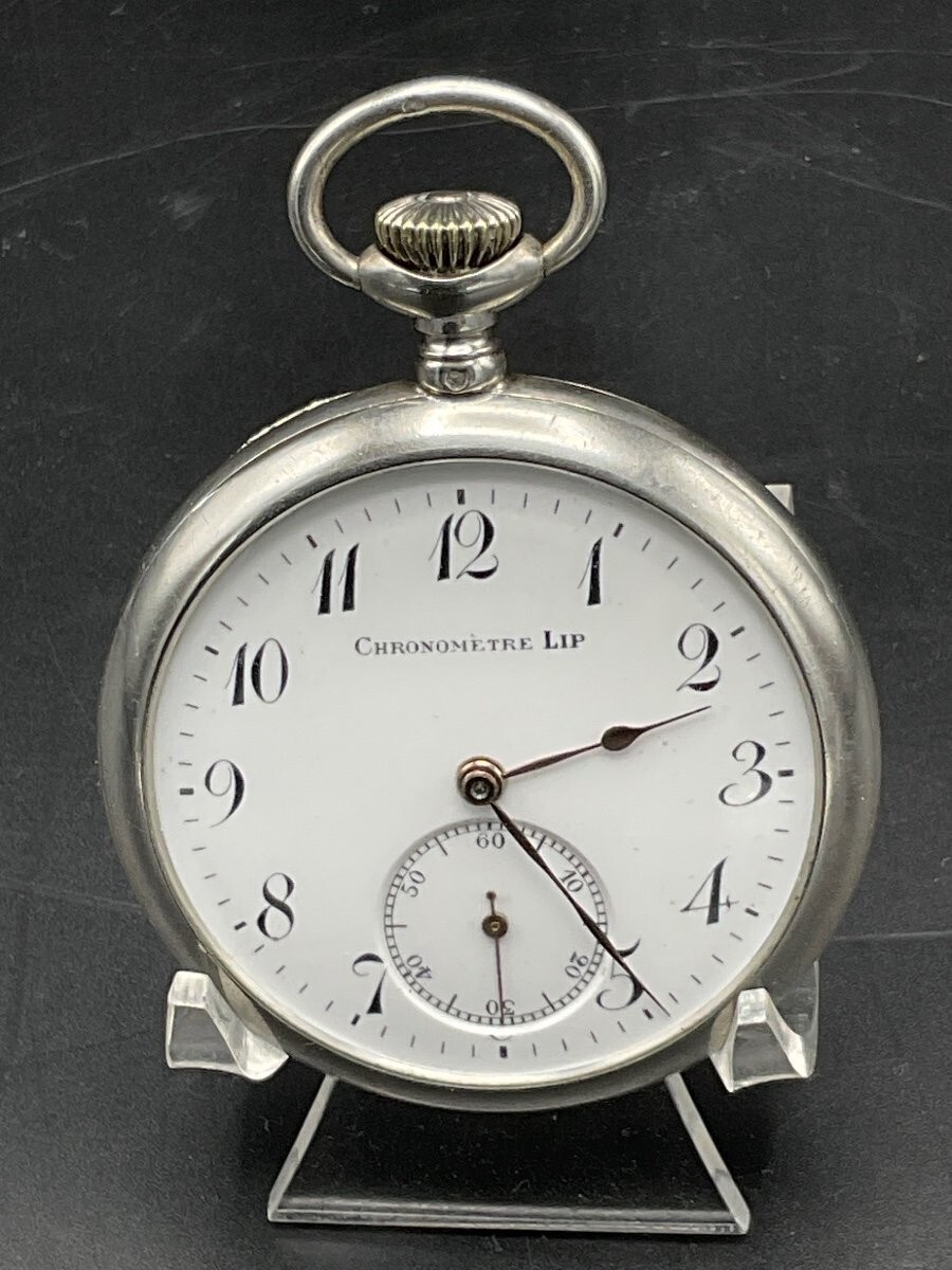 Antique Lip Chronometer Solid Silver Pocket Watch… - image 3