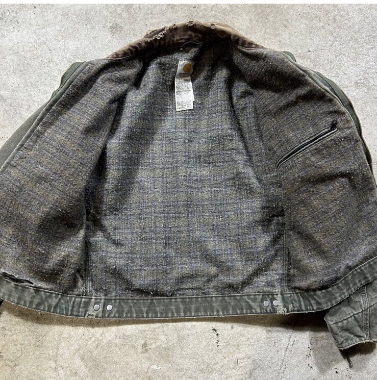Carhartt J97 Sandstone Detroit Jacket BlanketLined M… Gem
