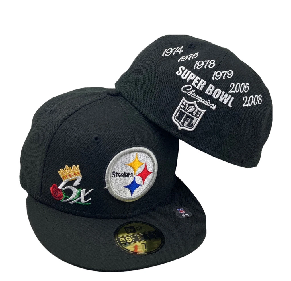 Pittsburgh steelers championship hats 2025