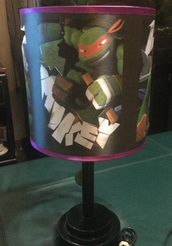 Nickelodeon Teenage Mutant Ninja Turtles TMNT Die Cut Table Lamp Kids Decor - Picture 5 of 6
