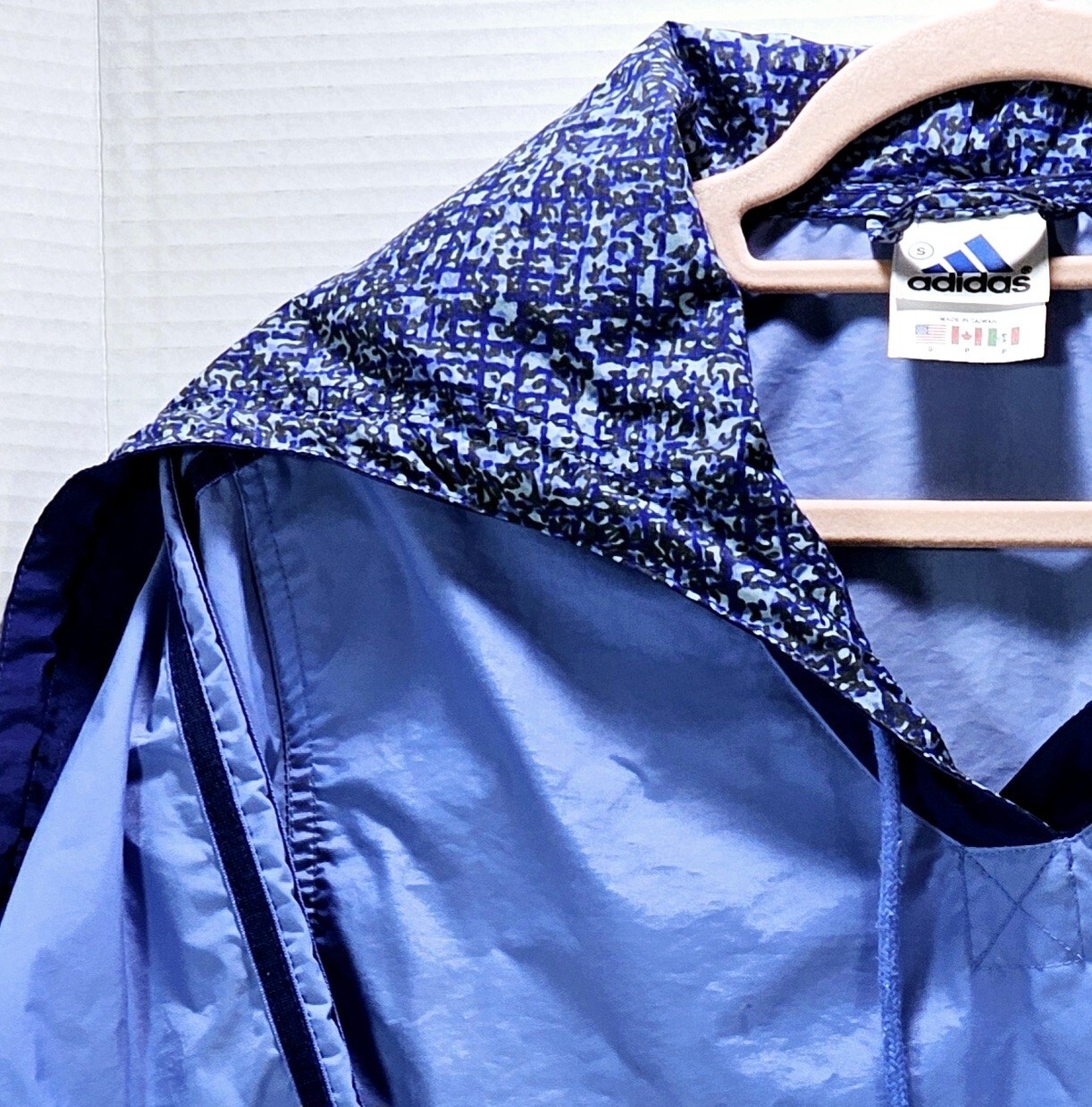 Adidas Womens SMALL Pullover Jacket Windbreaker S… - image 6