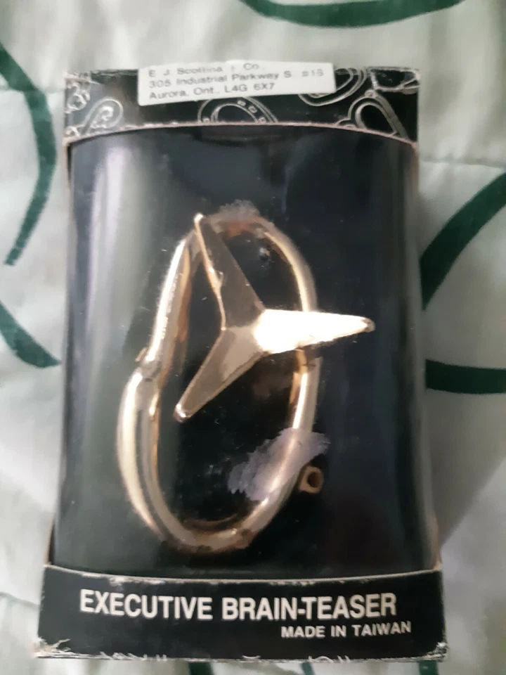 Rompecabezas de metal IQ mente rompecabezas educativo niños adultos juguete regalo EL Foto 2 de 4