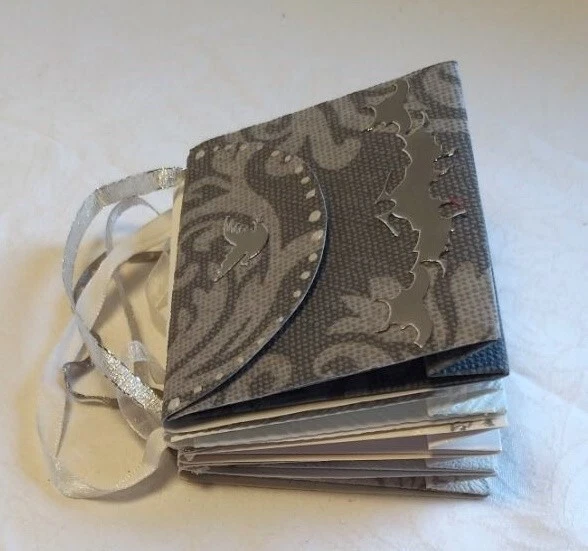 5 handgemachte Geschenktaschen silber/weiß/grau Kommunion/Konfirmation/Taufe... - Bild 4 von 4