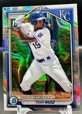 2024 Bowman - Tony Ruiz - 1st Lava Refractor /399 - ROYALS Baseball
