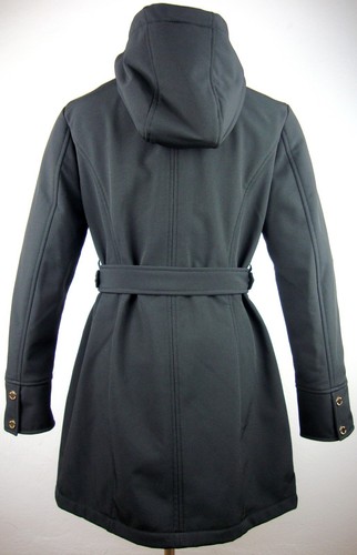 MICHAEL KORS Trenchcoat Mantel Jacke Parka Damen Kapuze Jacket Schwarz Gr.M NEU - Bild 9 von 12