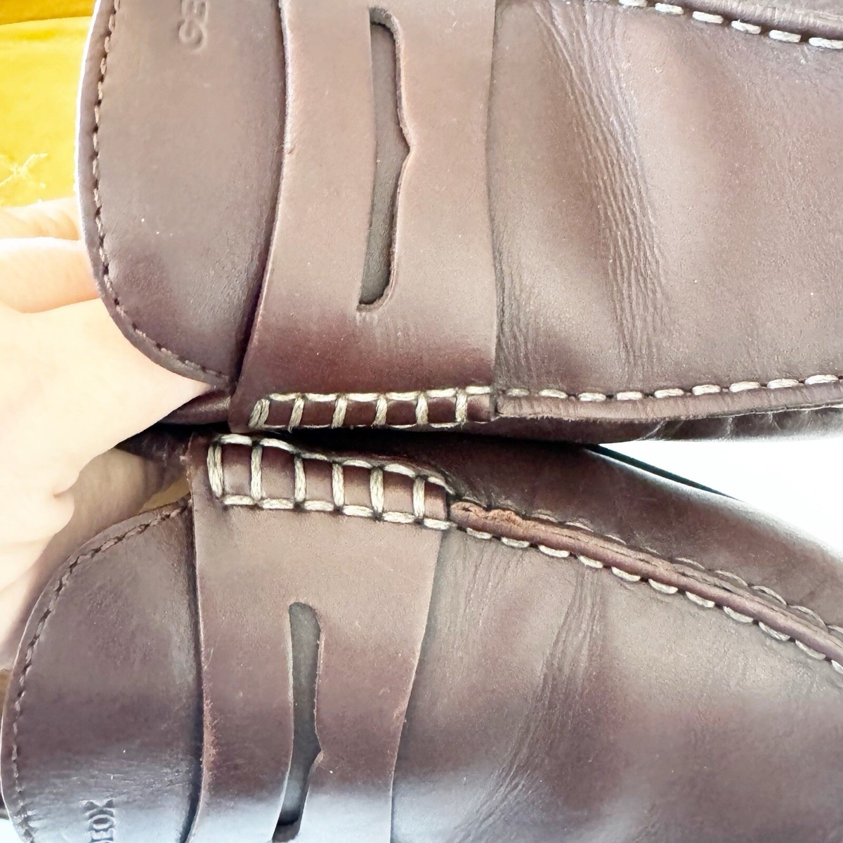 Geox Respira Monet Dark Brown Driving Penny‎ Loafer Size 43 (US Size 10) Preppy GEOX U1144V 00022 C6009 MONET Loafers in coffee buy online main image 4